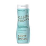 ATTITUDE Ultra-Nourishing Shampoo for Curly Hair with Shea Butter, EWG Verified, Vegan and Naturally Derived 4a, 4b, 4c Curl Type, Deeply Nourishes Curls, 16 Fl Oz