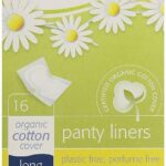 Natracare Natural Organic Panty Liners, Long, Made with Certified Organic Cotton, Ecologically Certified Cellulose Pulp and Plant Starch (1 Pack, 16 Liners Total)